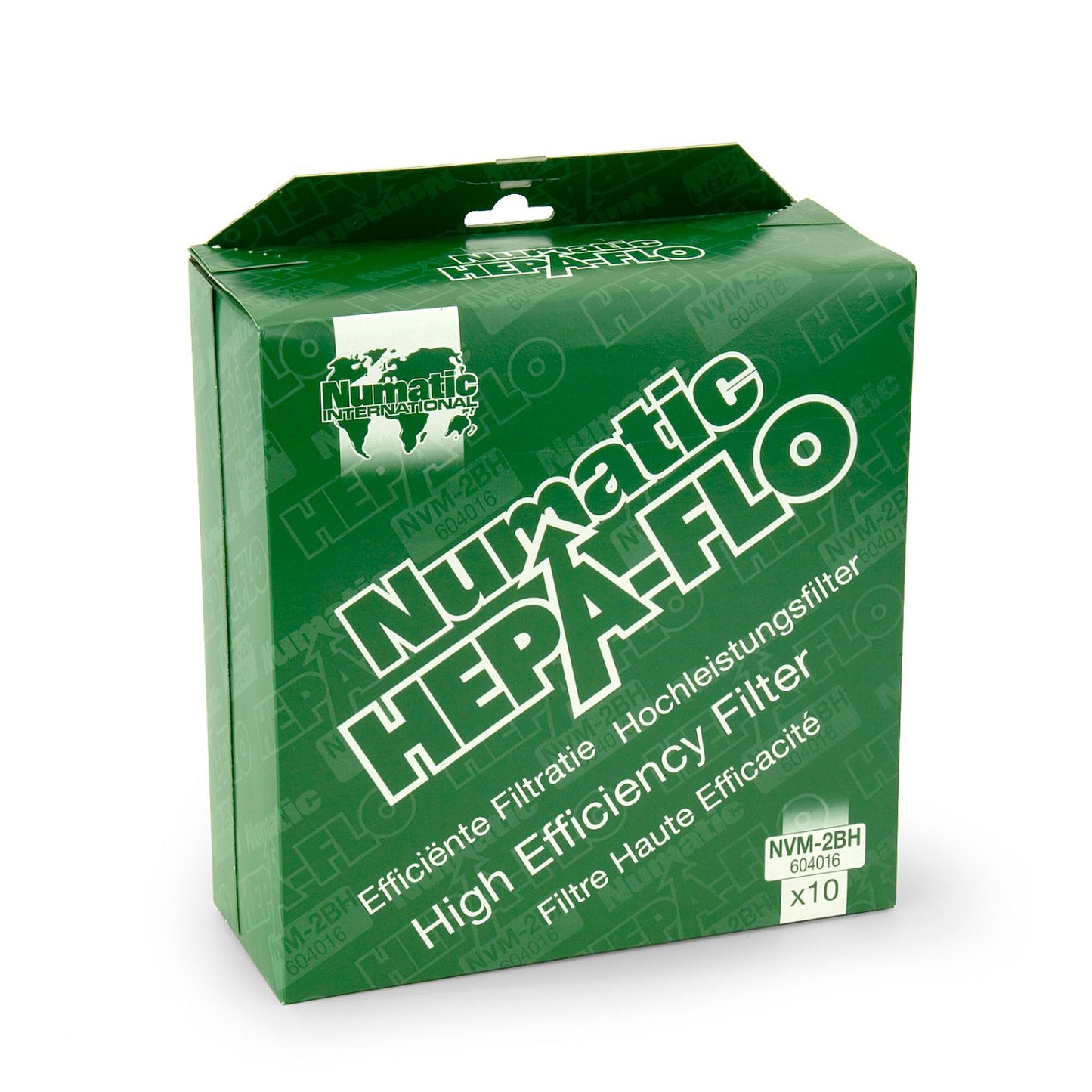 Dammsugarpåse Numatic NVM-2BH Hepa-Flow, 10 st